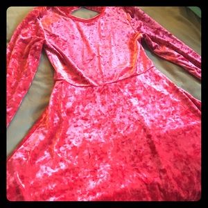 EUC The Children Place Size 10/12 Velour Dress